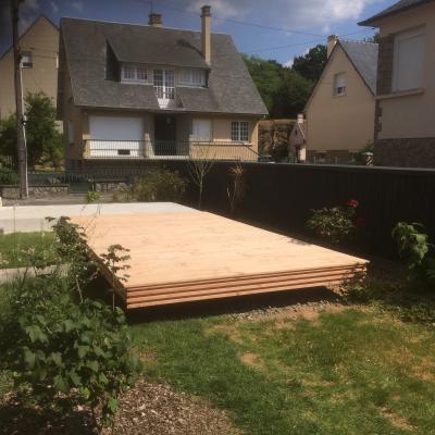 Terrasse pins Douglas